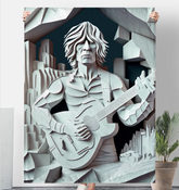 Symphony of Music Sherpa Blanket